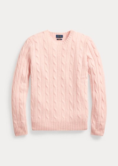 Sueter Polo Ralph Lauren Mujer Rosas - Cable-Knit Cashmere - LCPHB1709